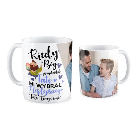 FOTO Kubek biały 330ml dla TATY